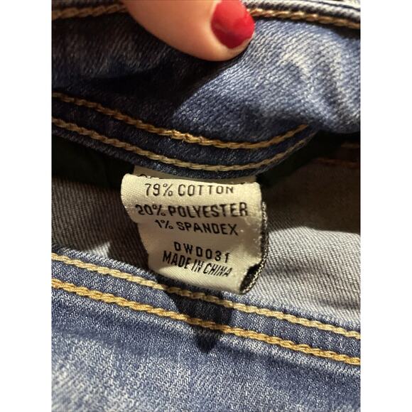 Departwest Buckle Mens Jeans Trouper Straight Leg Denim Size 31x32R Light Wash - Picture 9 of 14